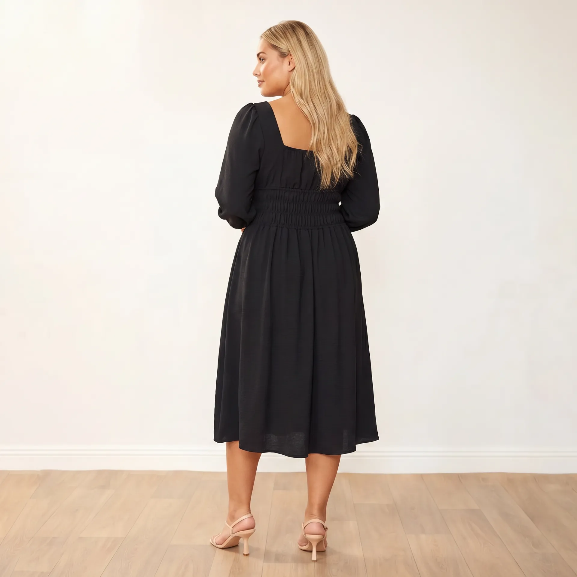 Evelyn Dress (Black) - Image 7