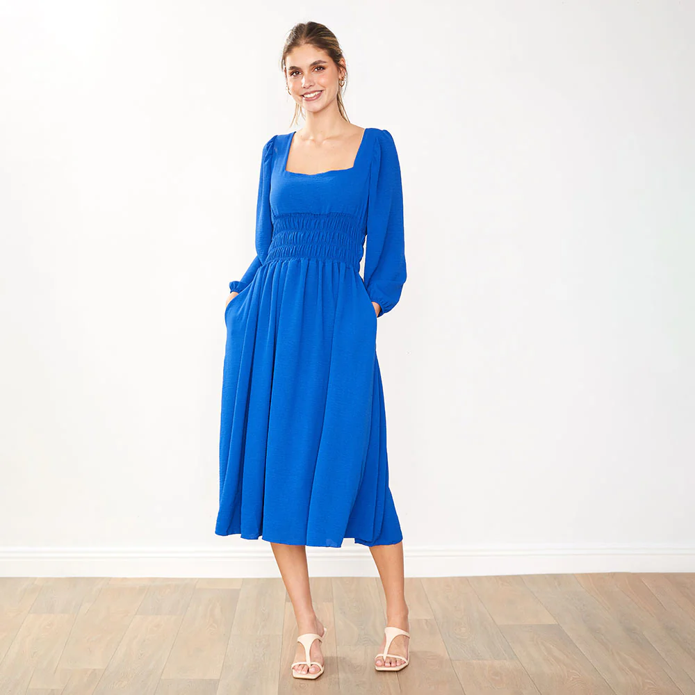 Evelyn Dress (Cobalt) - Image 4