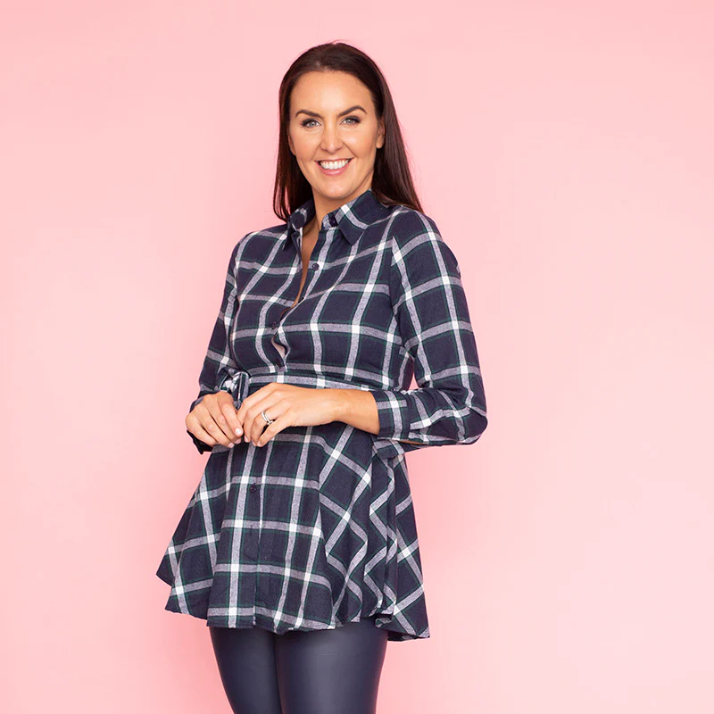 Sana Shirt (Navy) - Image 2