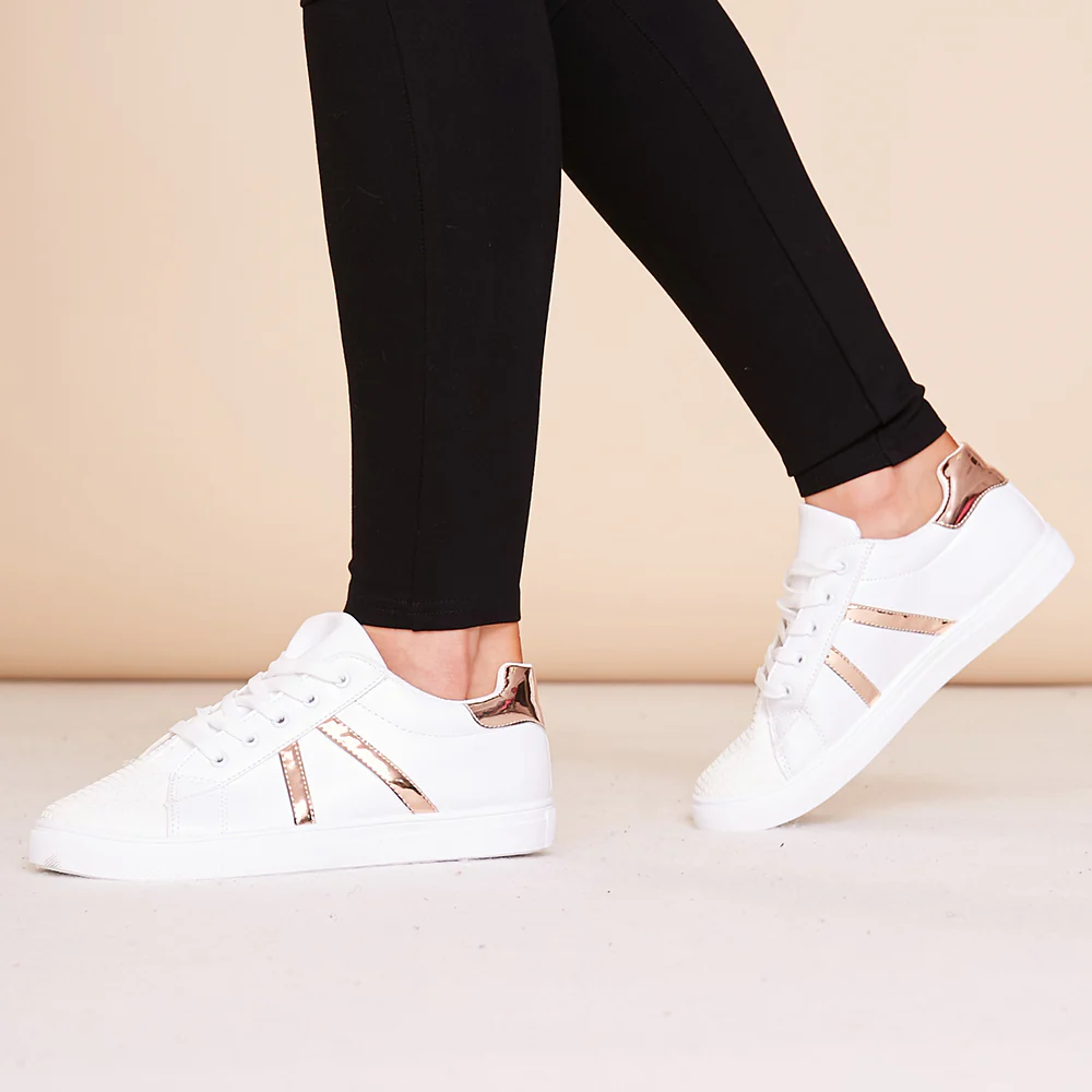 Callie Trainers (Champagne)