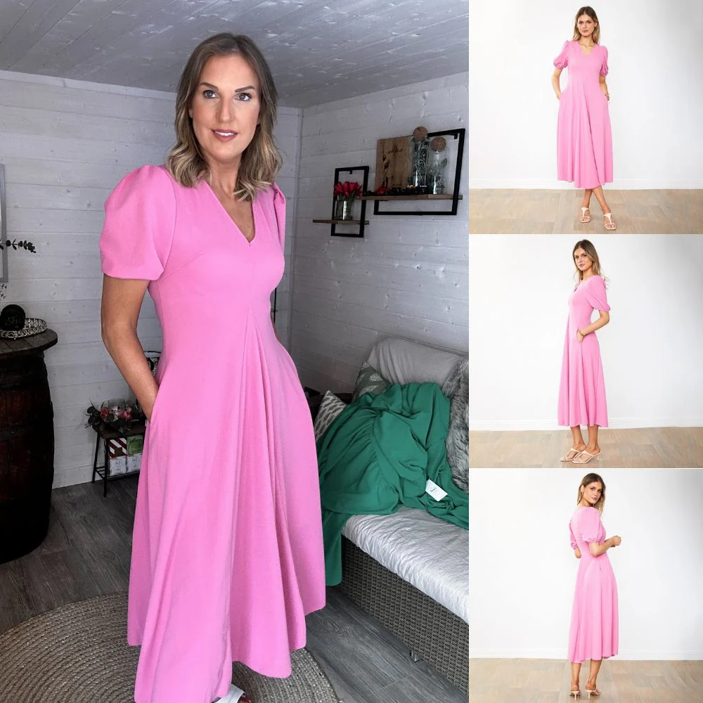 Flora Dress (Pink) - Image 2