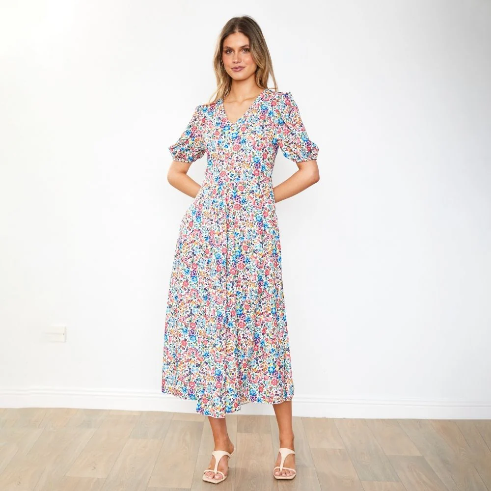 Flora Dress (Pink Rose) - Image 10