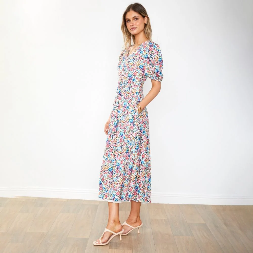 Flora Dress (Pink Rose) - Image 11