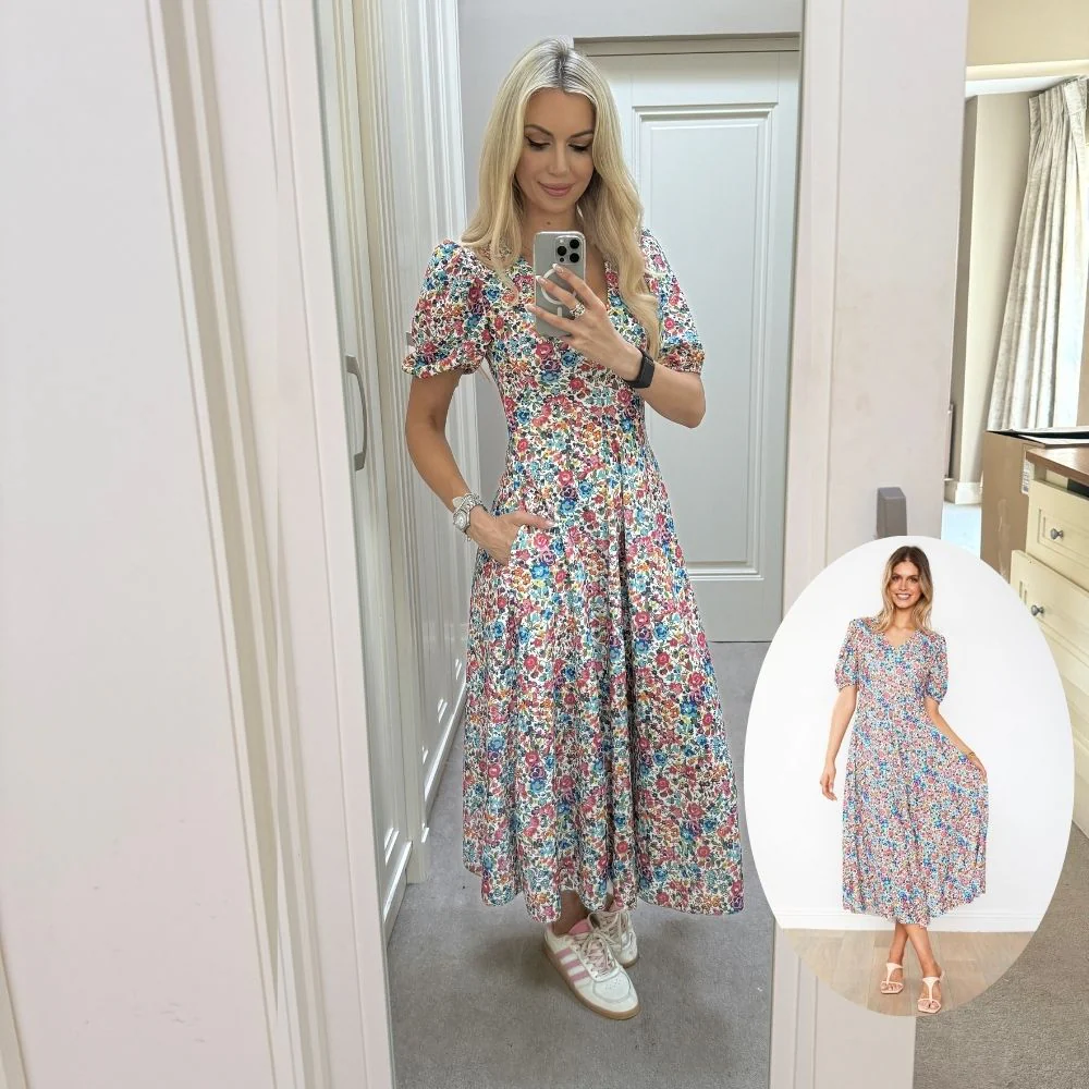 Flora Dress (Pink Rose) - Image 2