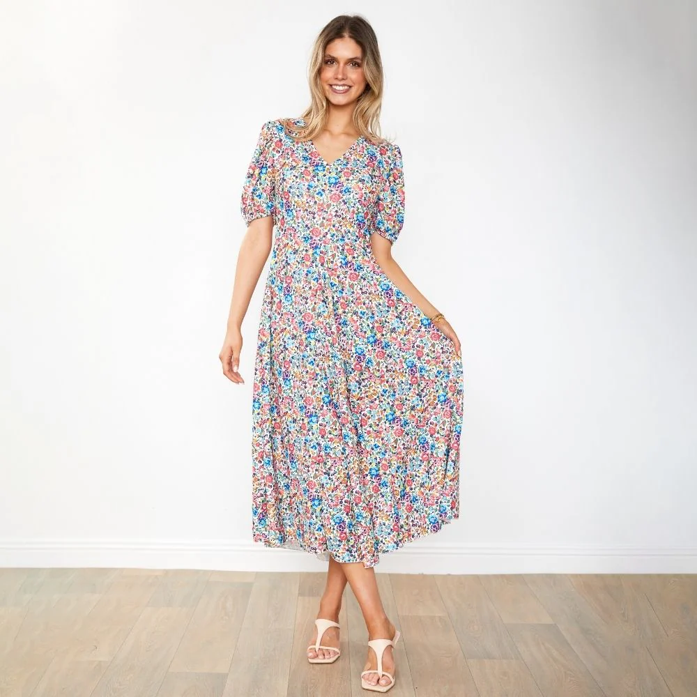 Flora Dress (Pink Rose) - Image 6