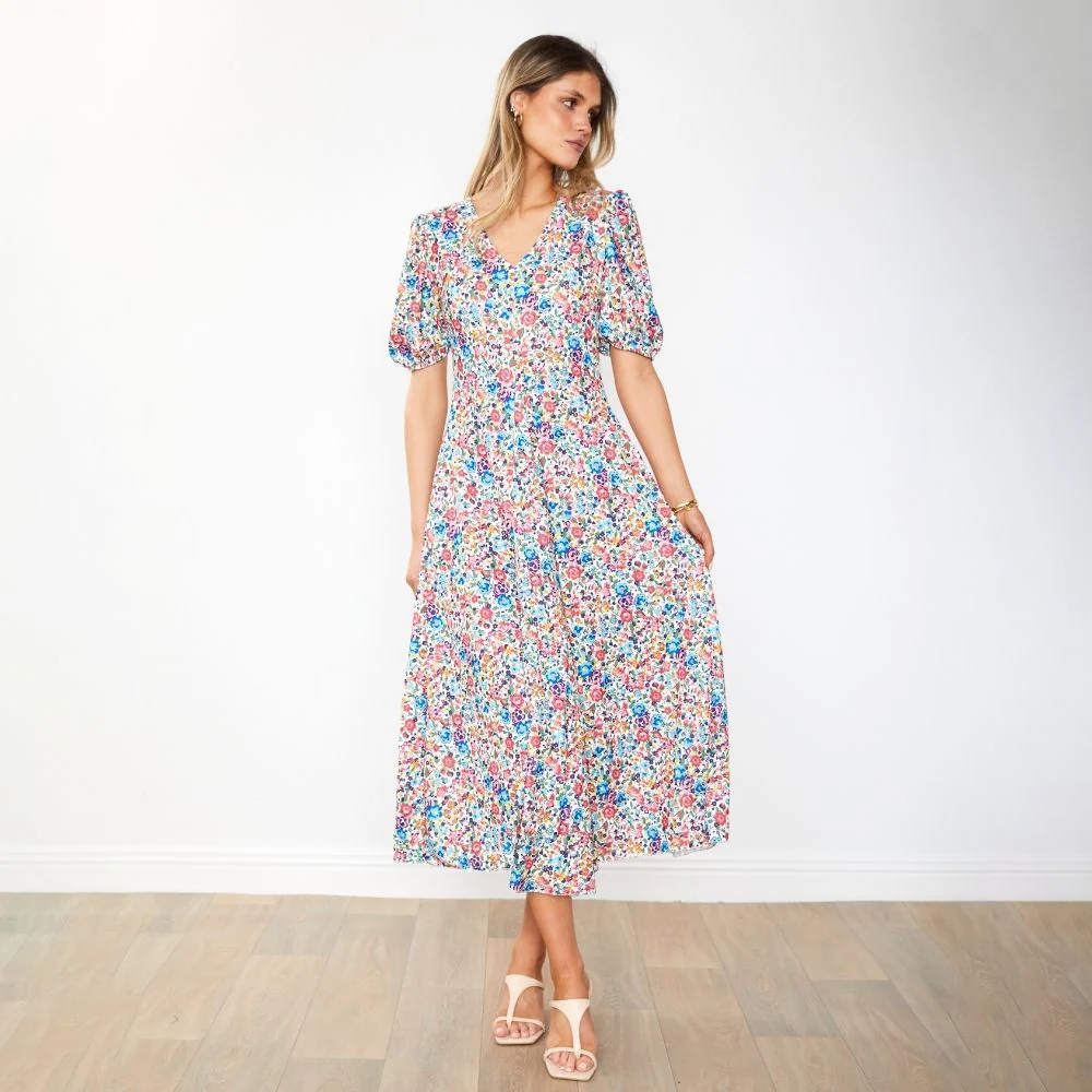 Flora Dress (Pink Rose) - Image 9