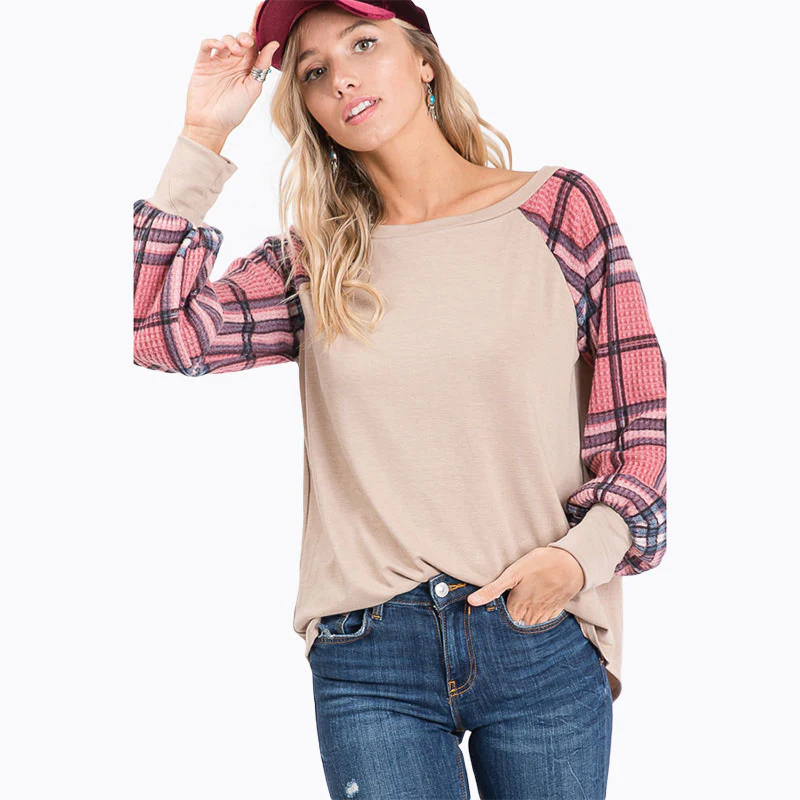 FLORAL CONTRAST TOP - Image 5
