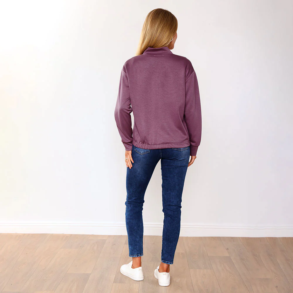Flynn Bomber Jacket (Mauve) - Image 10