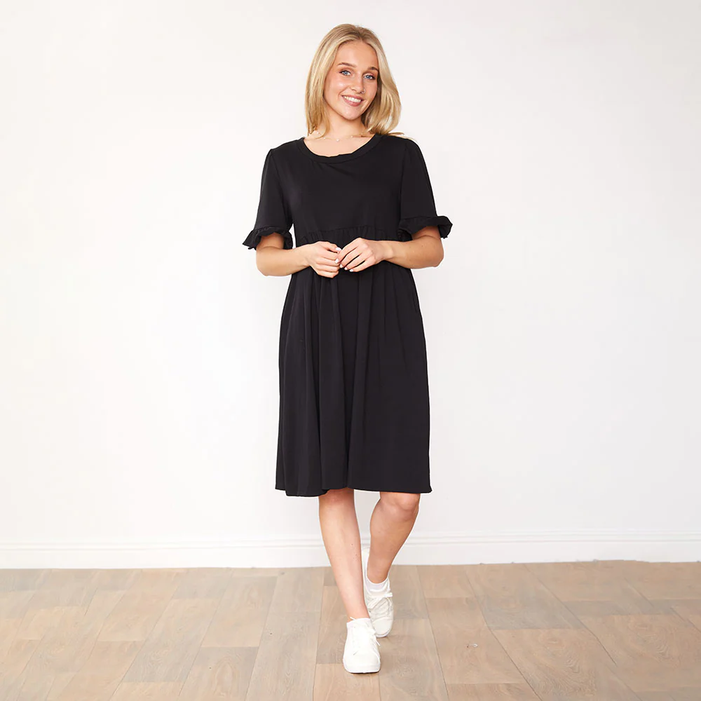 Fraya Dress (Black) - Image 3
