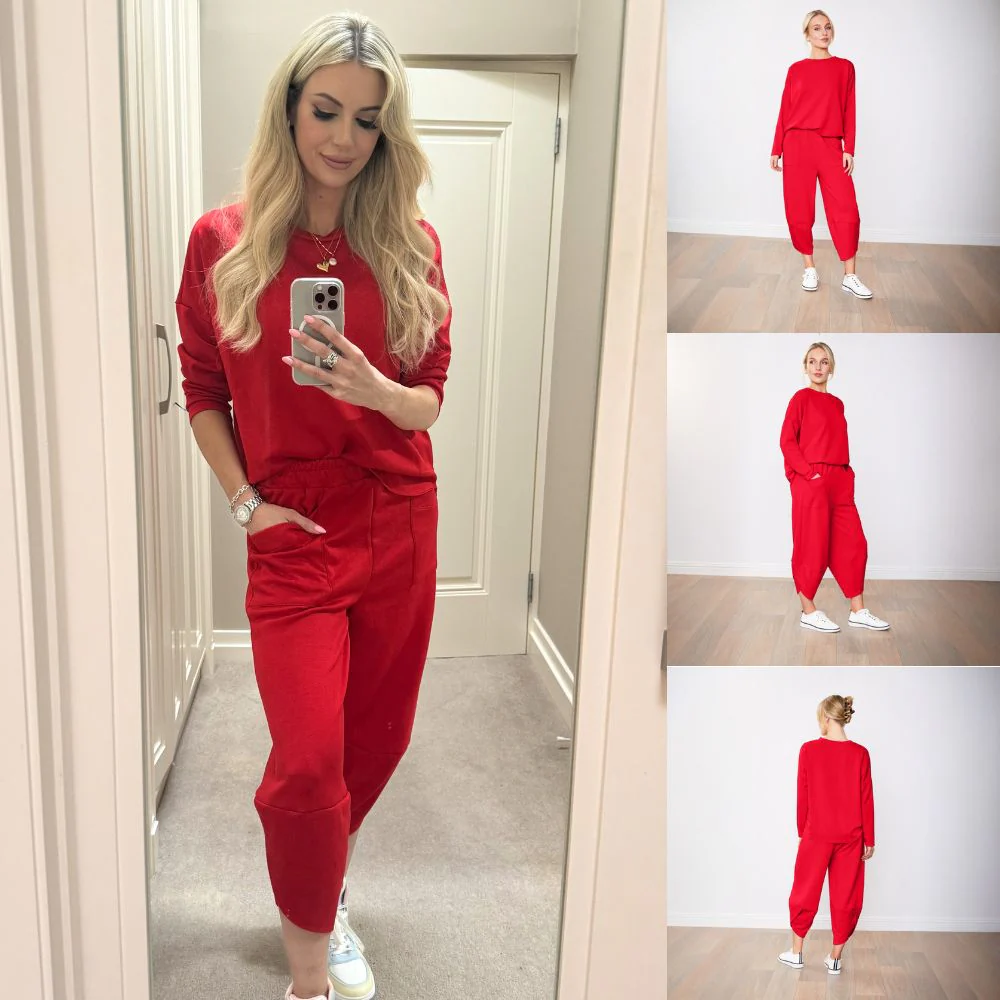 Gene Tracksuit (Red) - Image 2