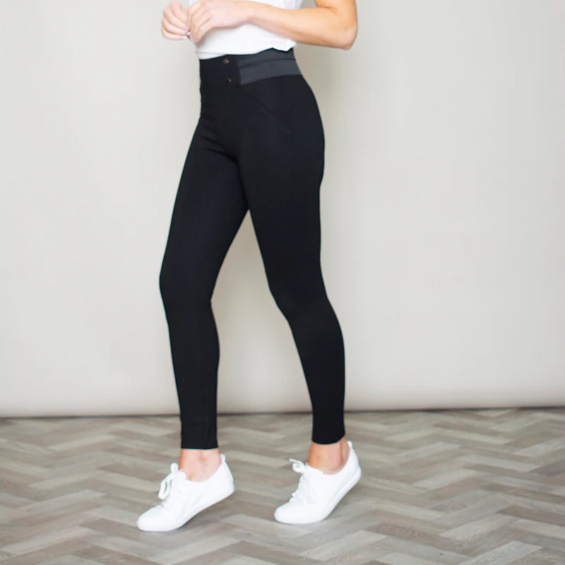Geri Button Trousers (Black) - Image 4