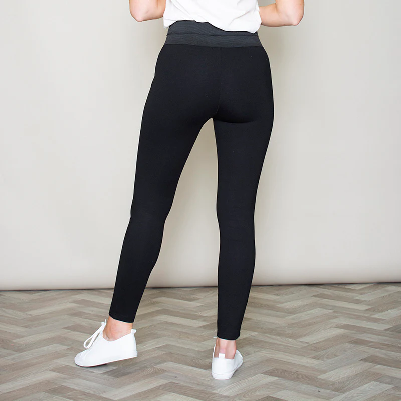 Geri Button Trousers (Black) - Image 8