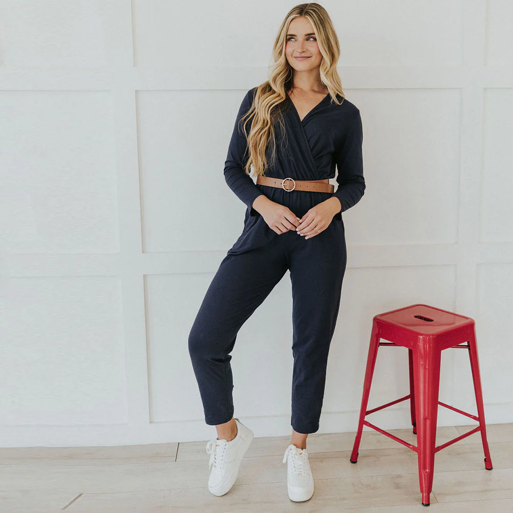 GiGi Jumpsuit (Navy) - Image 2