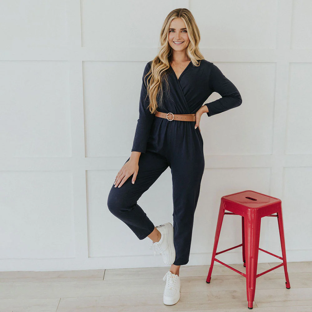 GiGi Jumpsuit (Navy) - Image 3