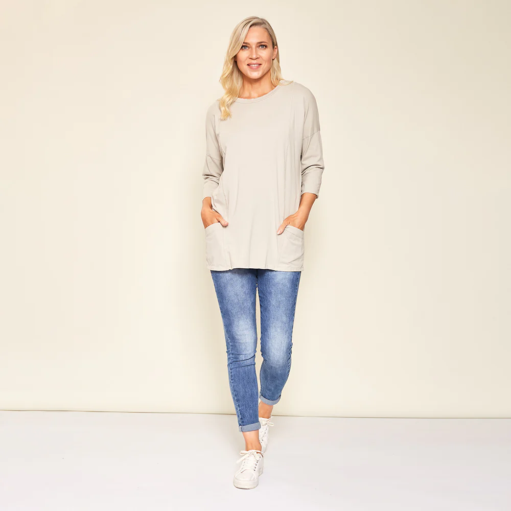 Gigi Top (Oat) - Image 3
