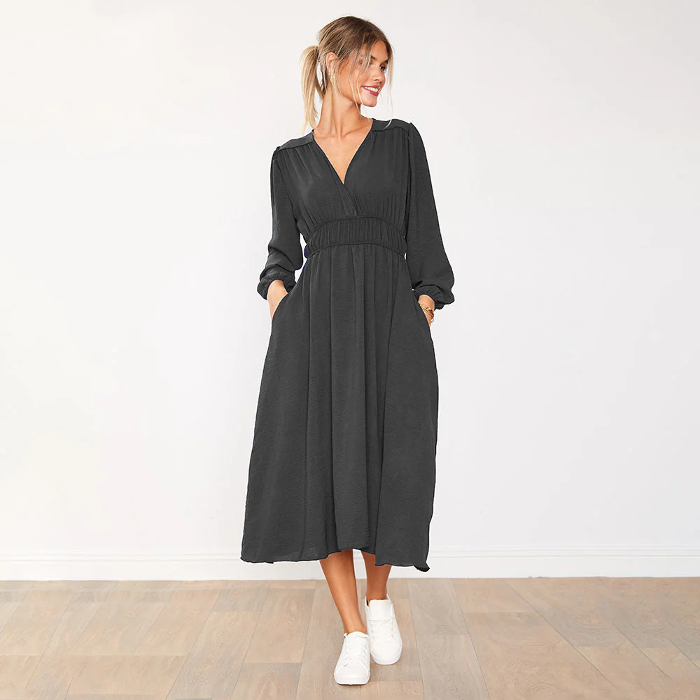 Gina Dress (Black) - Image 4