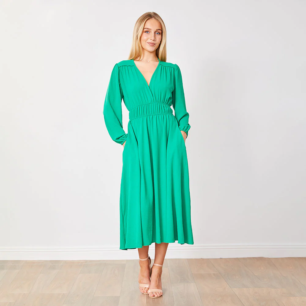Gina Dress (Green) - Image 2
