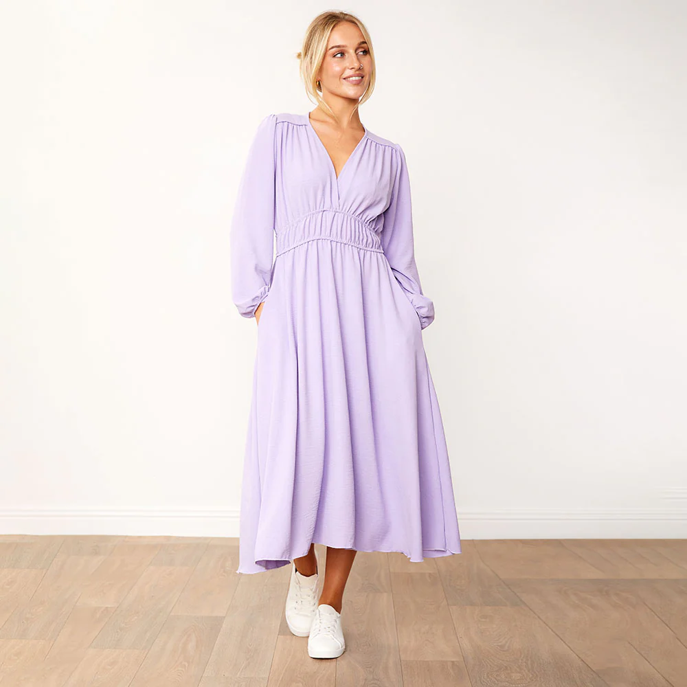 Gina Dress (Lilac) - Image 6