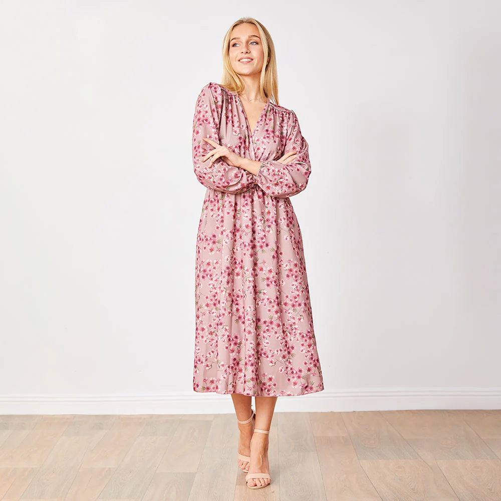 Gina Dress (Pink Floral) - Image 3
