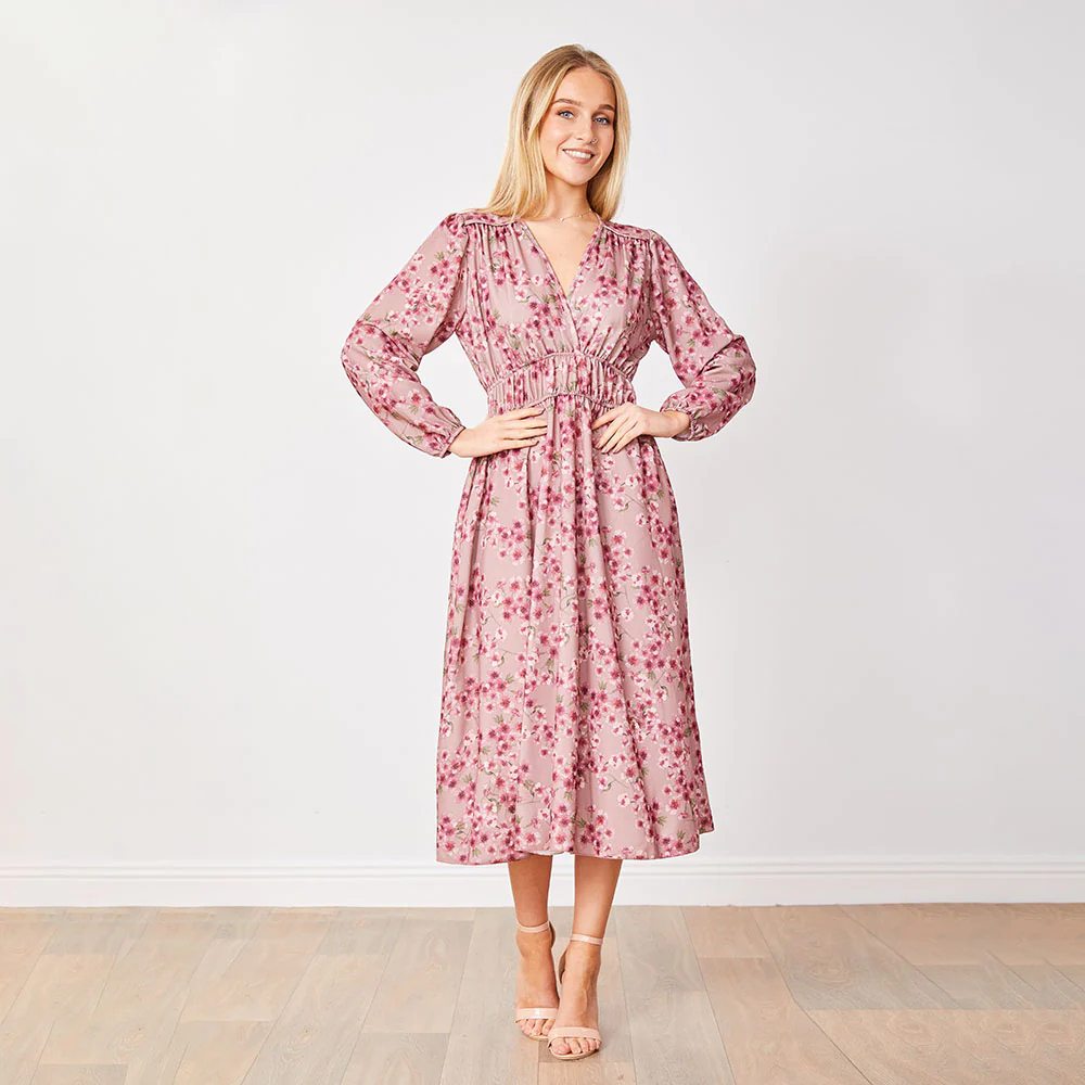 Gina Dress (Pink Floral) - Image 4