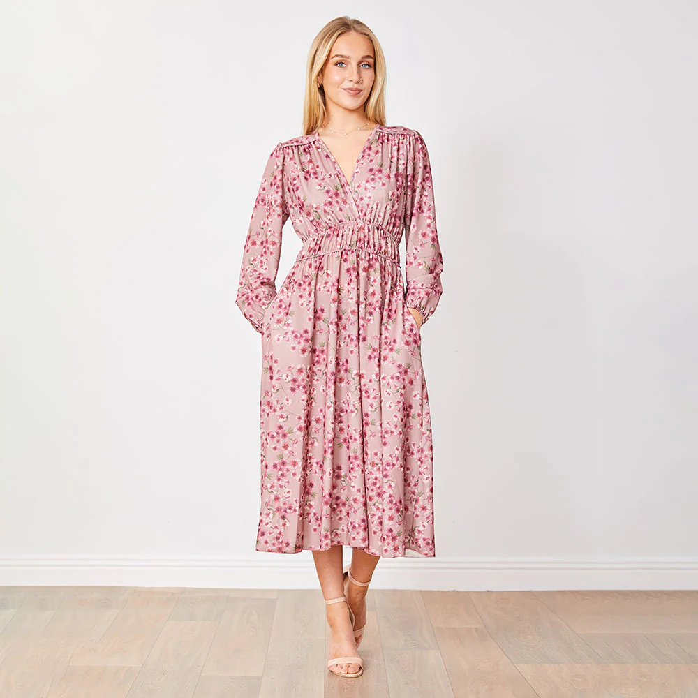 Gina Dress (Pink Floral) - Image 5