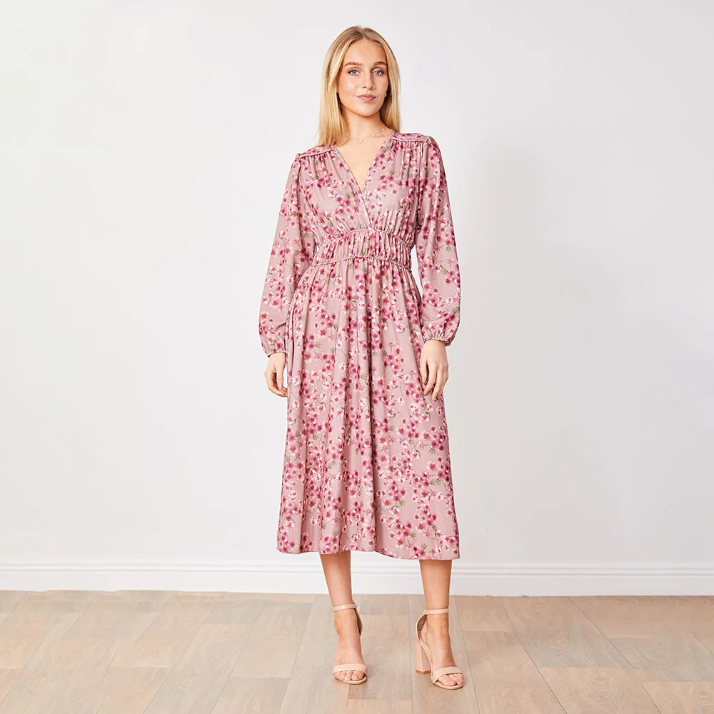 Gina Dress (Pink Floral) - Image 6