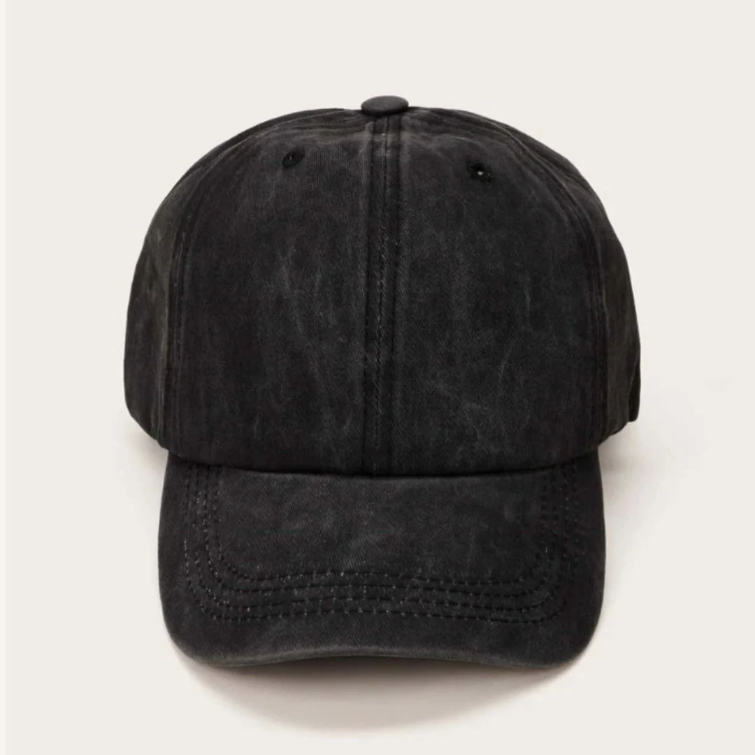 Grace Ponytail Cap (Black) - Image 4