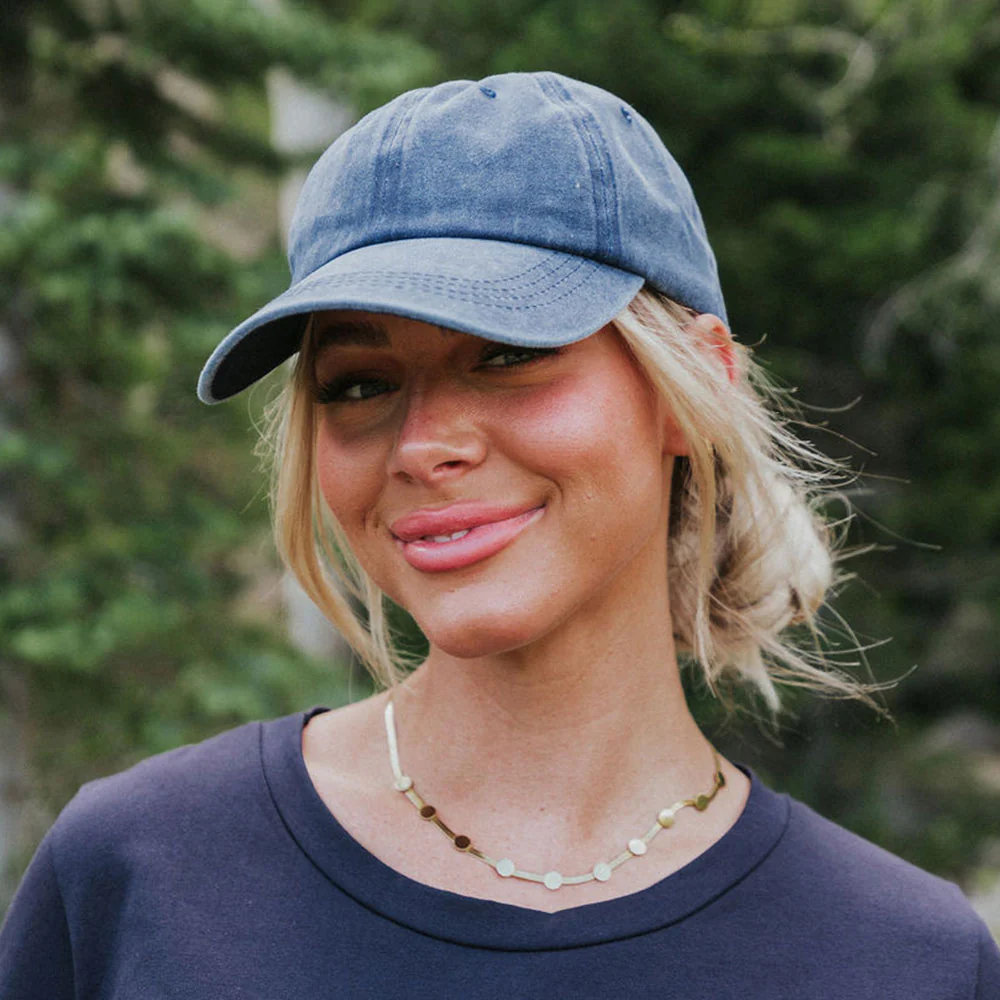 Grace Ponytail Cap (Navy) - Image 10