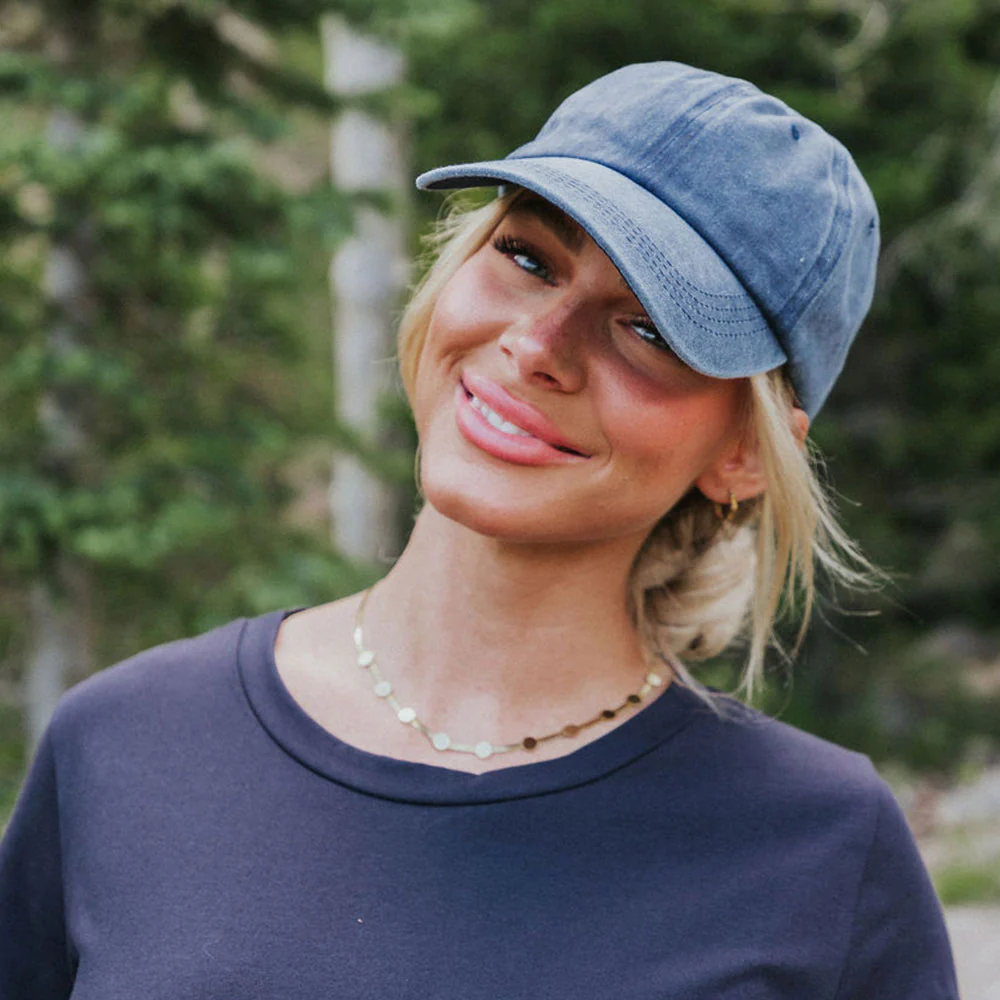 Grace Ponytail Cap (Navy) - Image 11