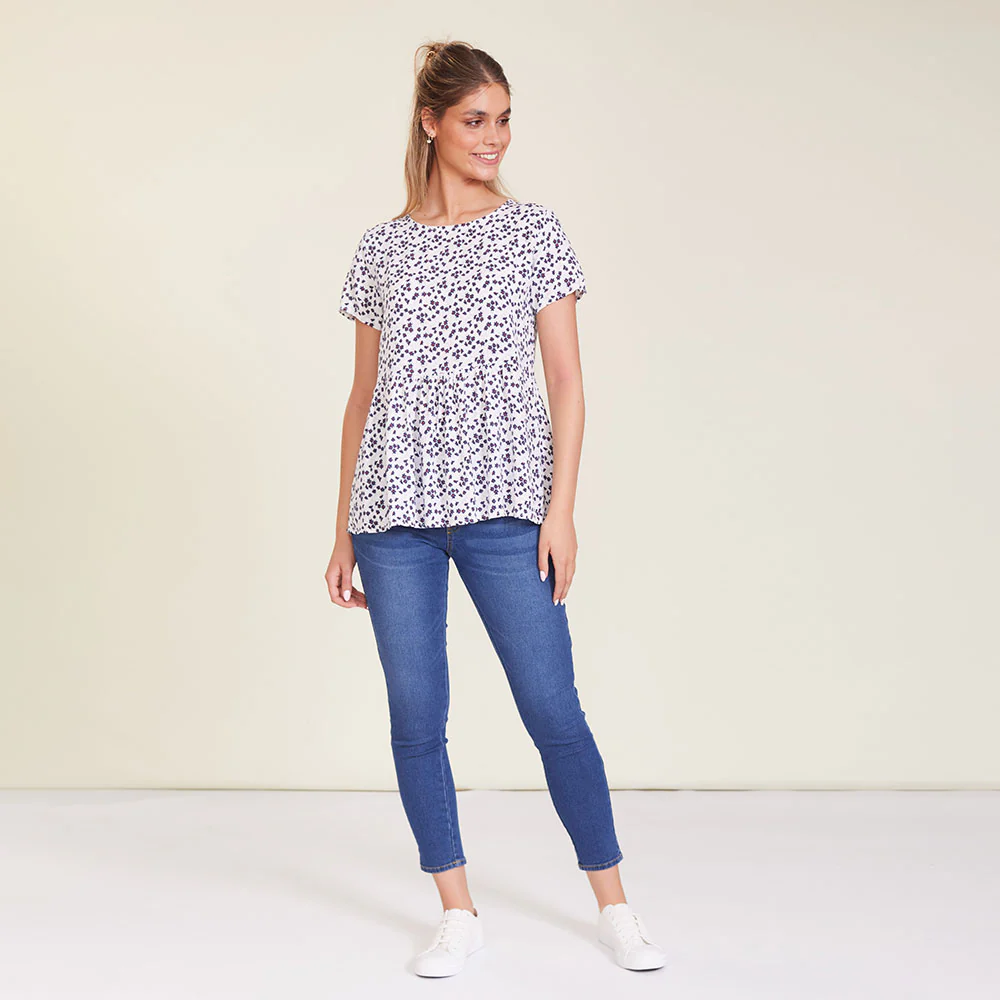 Grace Top (White Floral) - Image 3