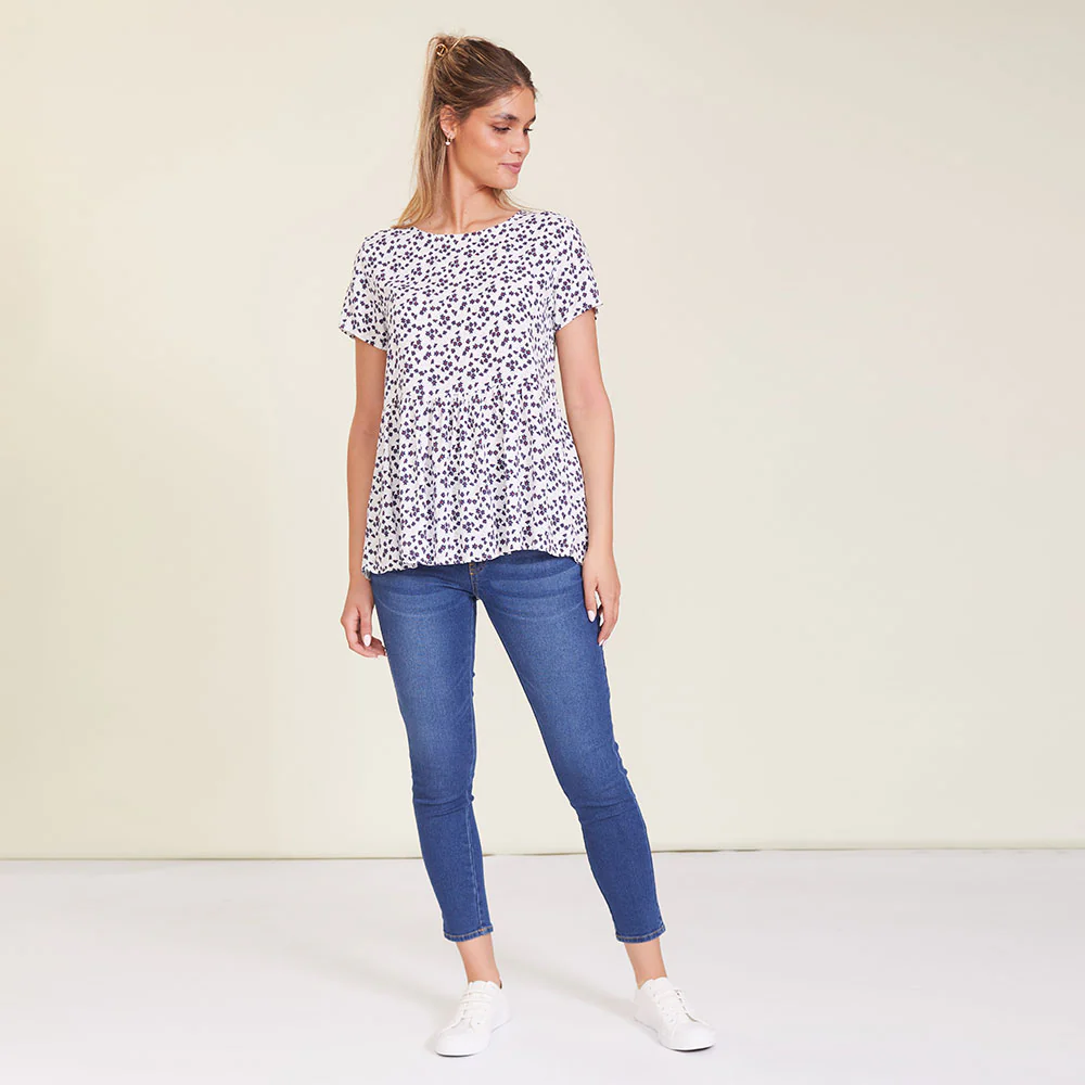 Grace Top (White Floral) - Image 5