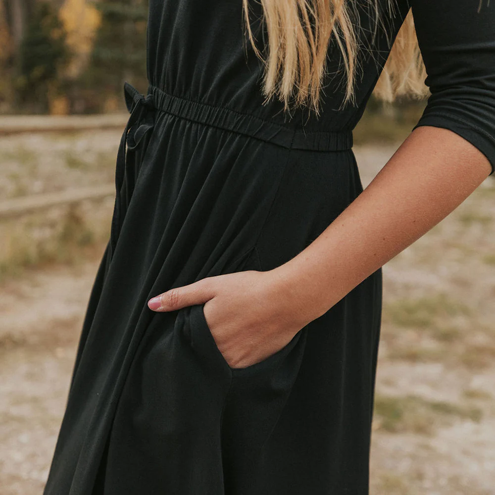 Gracie Dress (Black) - Image 10
