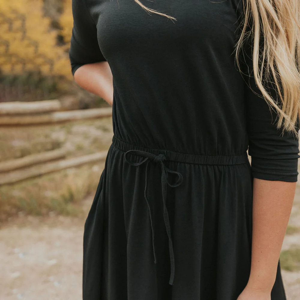 Gracie Dress (Black) - Image 11