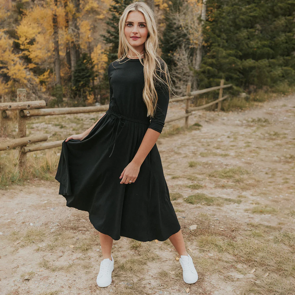 Gracie Dress (Black) - Image 12