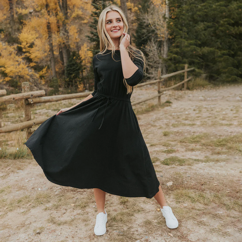 Gracie Dress (Black) - Image 13