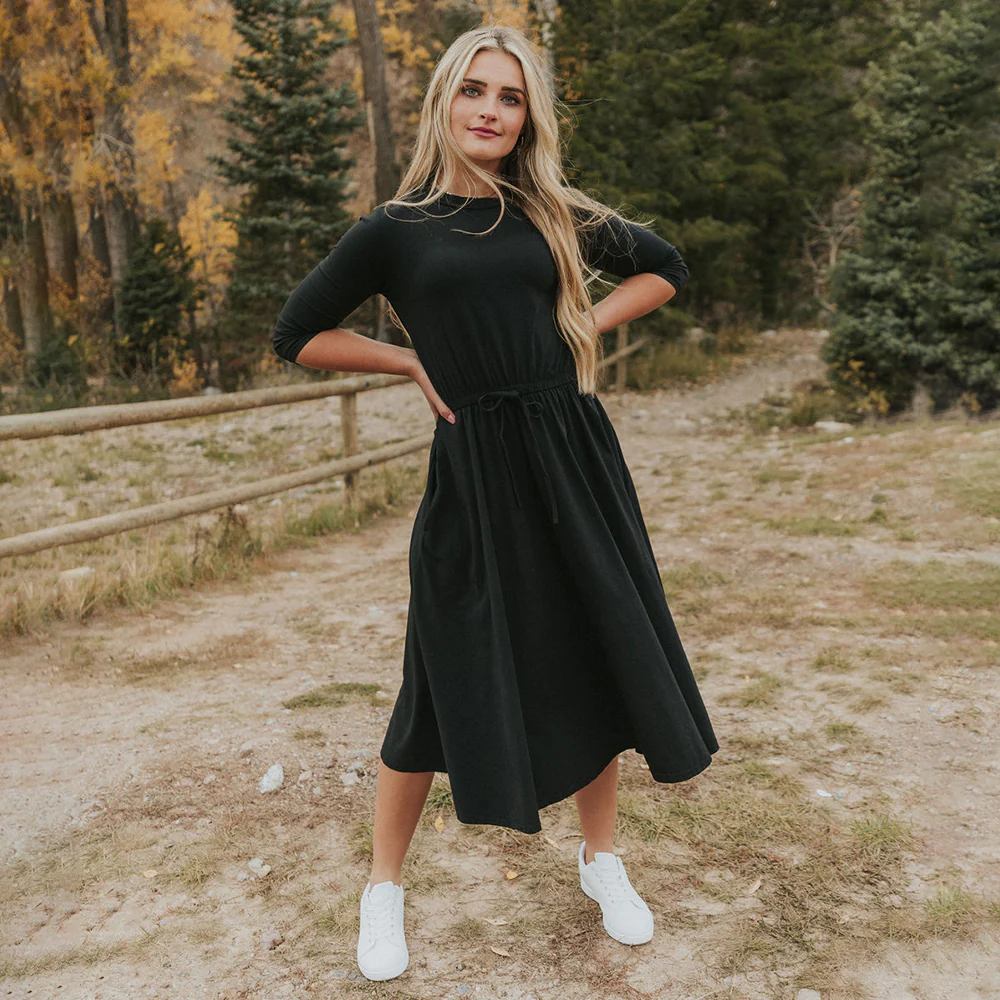 Gracie Dress (Black) - Image 14