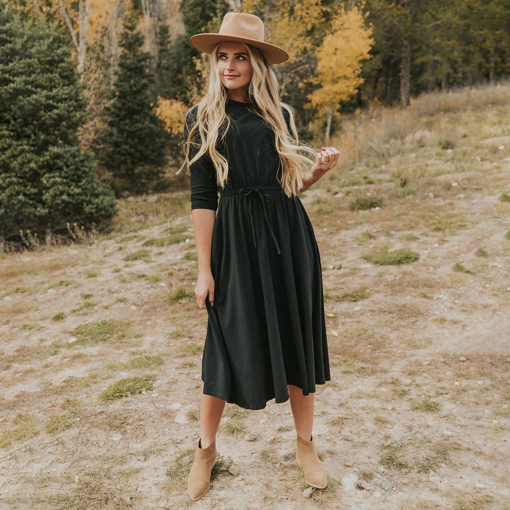 Gracie Dress (Black) - Image 8