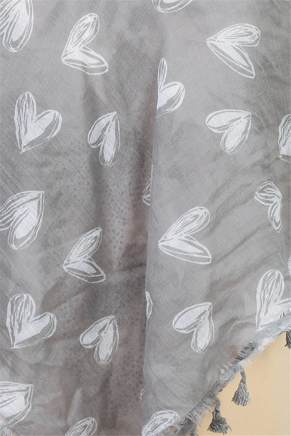 Grey Star Bobble Scarf - Image 2