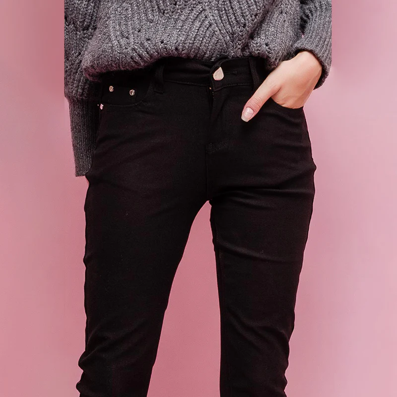 Hailey Stretch Trousers (Black) - Image 3