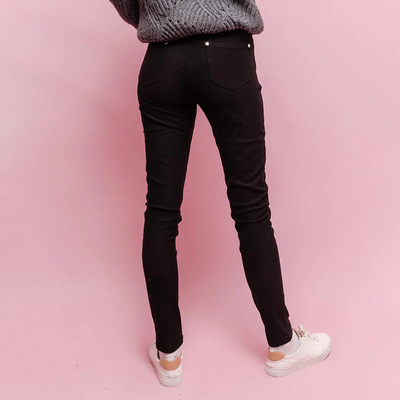 Hailey Stretch Trousers (Black) - Image 4