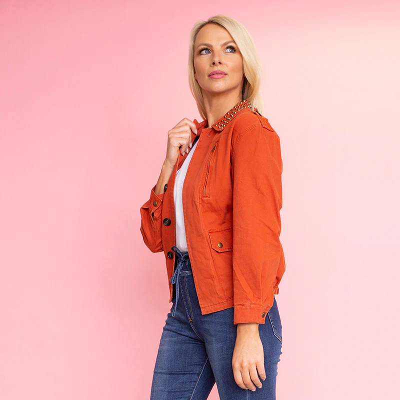 Natalia Jacket (Burnt Orange) - Image 11