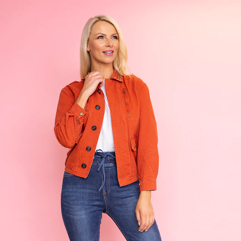 Natalia Jacket (Burnt Orange) - Image 3