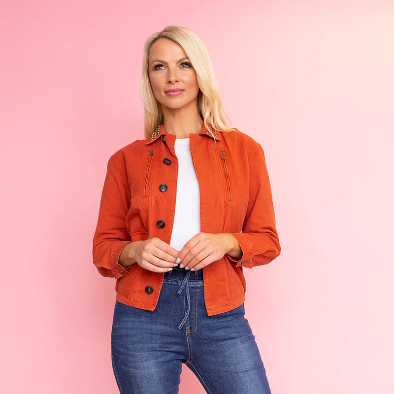 Natalia Jacket (Burnt Orange) - Image 4
