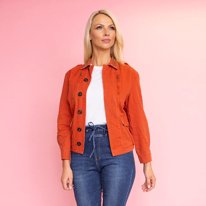 Natalia Jacket (Burnt Orange) - Image 7