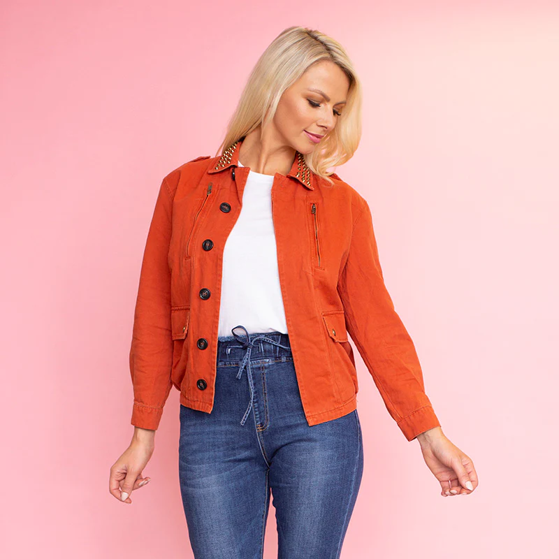 Natalia Jacket (Burnt Orange) - Image 9