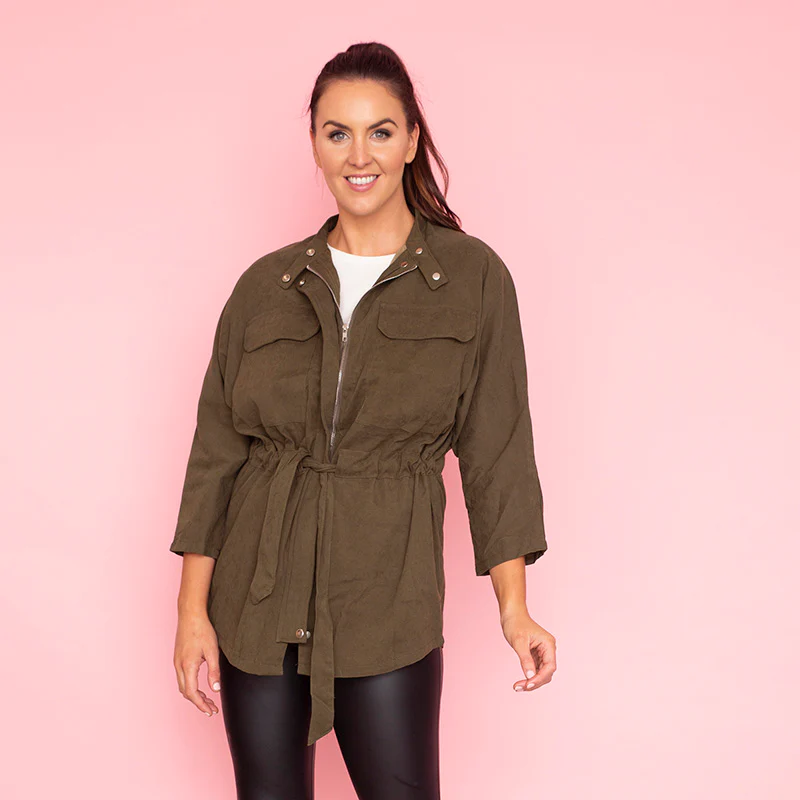 Hally Jacket (Khaki) - Image 5