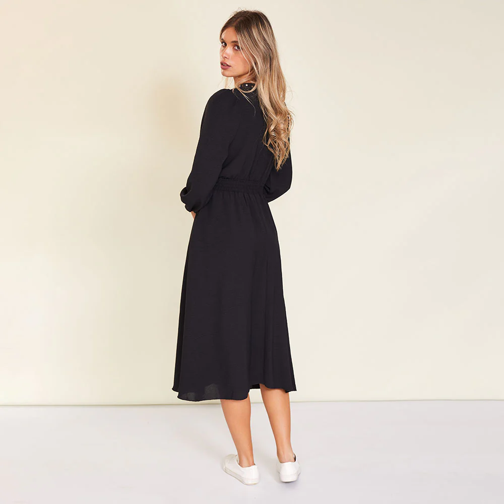 Hailey Dress (Black) - Image 6