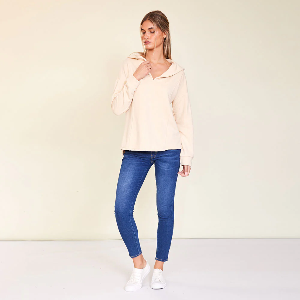 Hailey Jumper (Beige) - Image 5