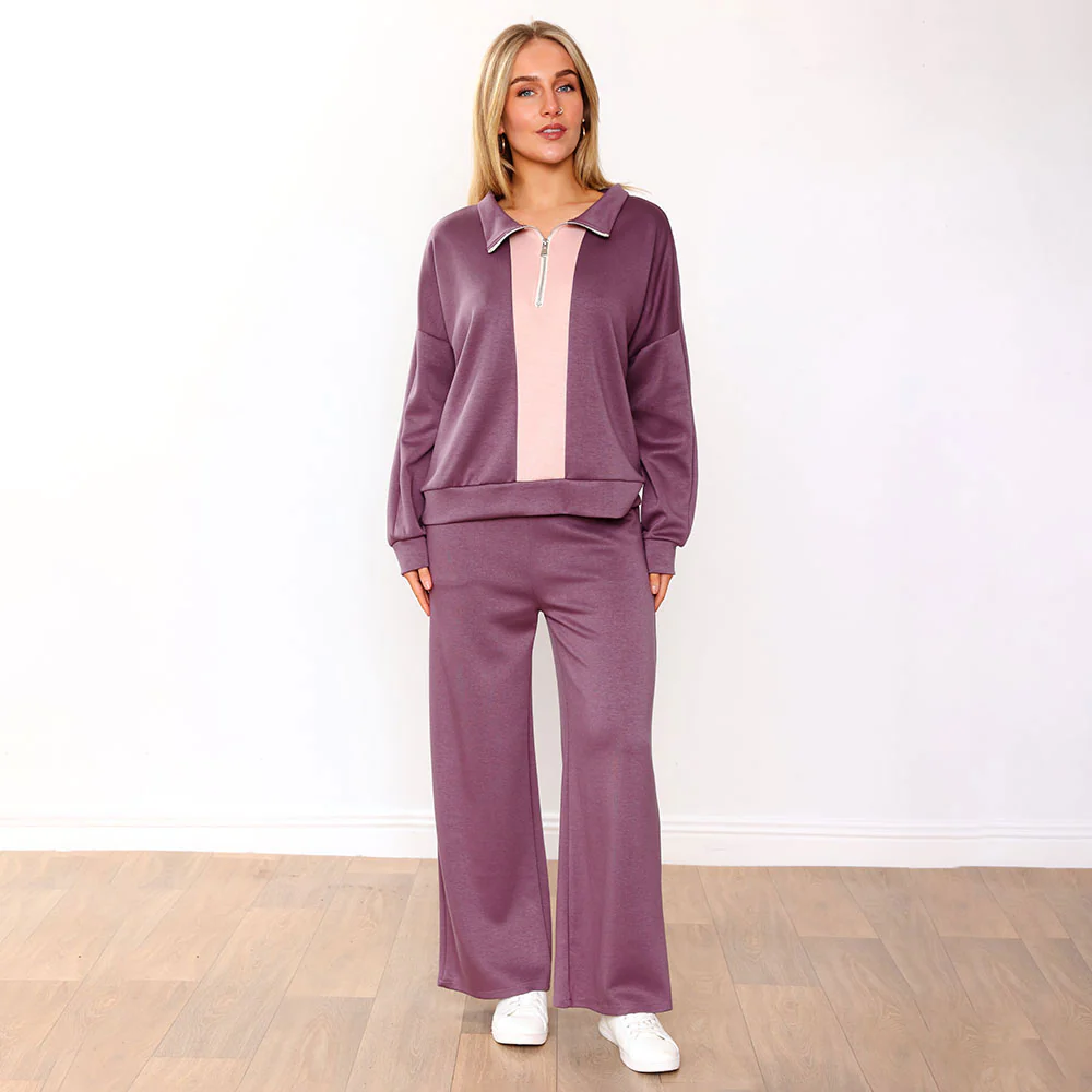 Hallie Tracksuit (Mauve/Pink) - Image 5
