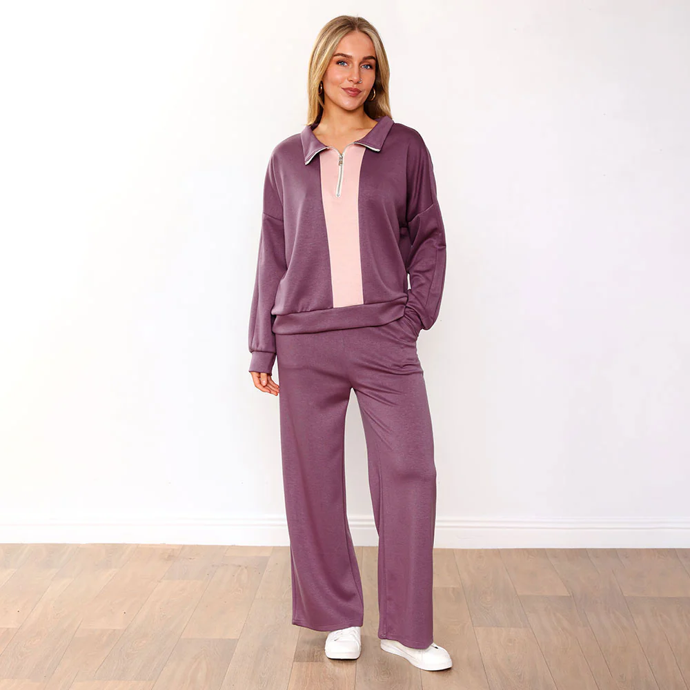 Hallie Tracksuit (Mauve/Pink) - Image 9